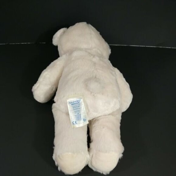 Build A Bear Teddy Bear Plush Cream Tan Stuffed Animal Toy 15 inch - Picture 3 of 9